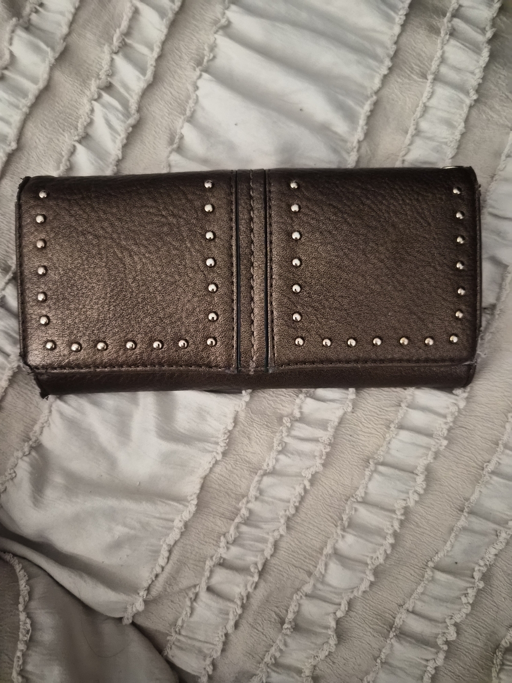 Montana West Studded Metallic Brown Women's Wallet